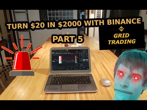 How To Turn 20 In 2000 Using Binance Grid Trading CHALLENGE Part 5 