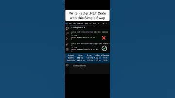 Write Fastest .Net Code with this Simple Swap | #coding #shorts #skdotnetcodingconcept #dotnet #sql
