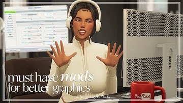 Sims 4 Graphics Mods You NEED in Your Game! (Mac Friendly Mods) | Cinematic Camera/Relight Tutorial