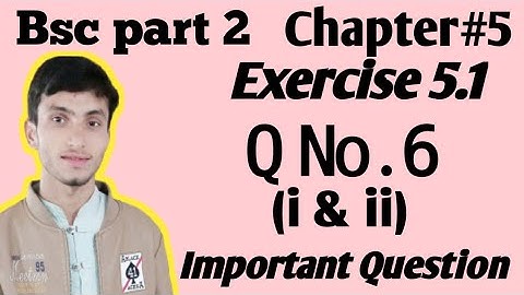 Mathematical Method chapter 5 exercise 5.1 Q No.6(i & ii)| Method solved question|Determinants