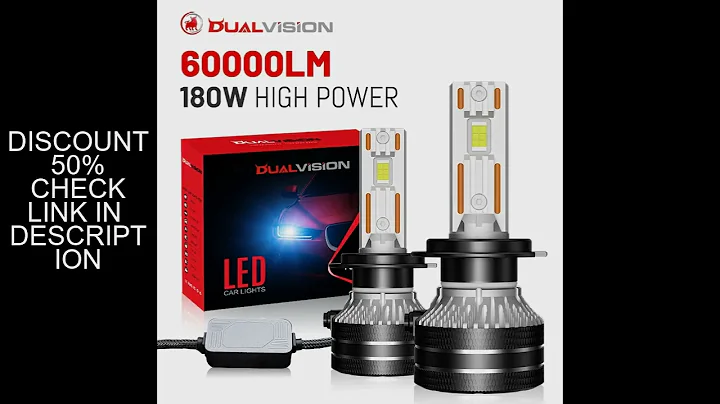 Dualvision K5C H7 H4 H11 LED Headlights H1 H8 9005 HB3 9006 HB4 9012 880 881 H27 9007 9008 H13 6000K