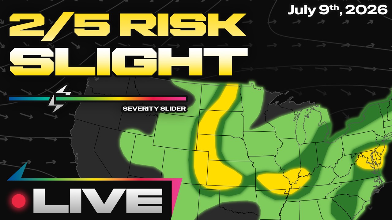 The July 9th, 2026 Maryland & North Dakota tornadoes, as it happened...