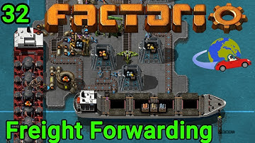Preparing for robots and expanding the mall! Factorio Freight Forwarding Ep 32