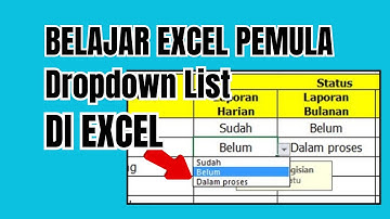 ✅ Cara Mudah Membuat Dropdown List di Excel dengan Data Validation