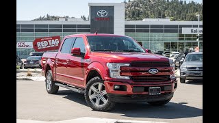 Red 2018 Ford F-150 Lariat SuperCrew 4x4 Walkaround - Kelowna Toyota by Kelowna Toyota 15 views 3 days ago 56 seconds