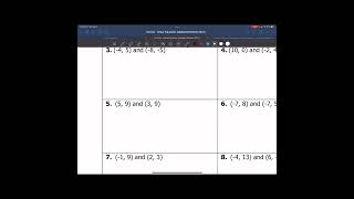Using slope formula