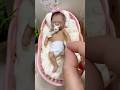 A mini bebê reborn de silicone Emma na hora da troca de fralda #diariodeamorreborn #rebornbabydolls
