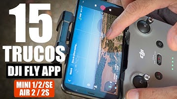 DJI Fly App 15 TRUCOS y OPCIONES OCULTAS - DJI MINI 1/2/SE AIR 2/2S