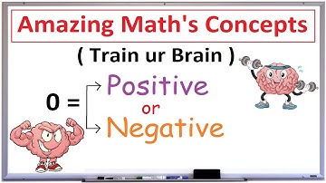 Is Zero Positive number or Negative Number |Sign of Zero|Zero is positive or Negative| Vedic Maths