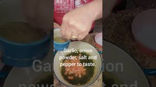 Soups on.  How to make Black Bean and Ham Soup.