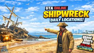 How to get $25,000 and Frontier Outfit Scraps | Shipwreck Location For July 13th 2026