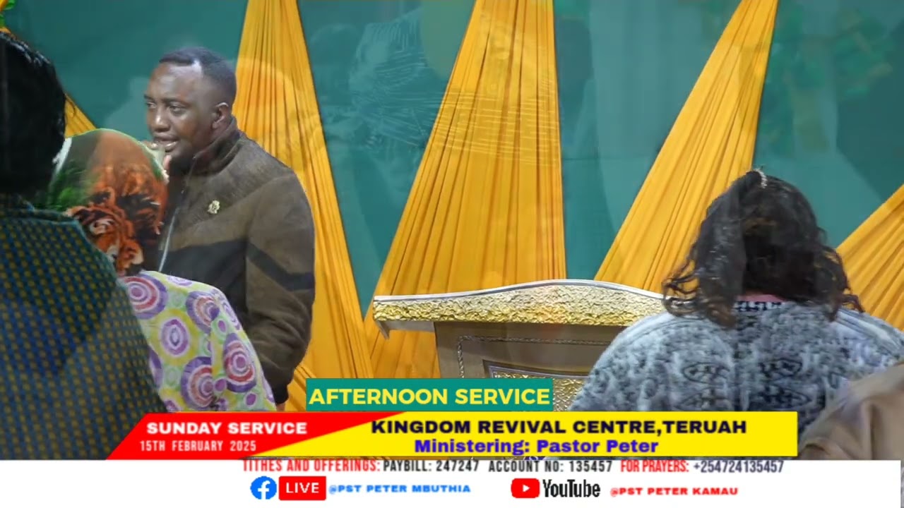 KINGDOM REVIVAL CENTRE  AFTERNOON SERVICE SUNDAY  15.02.2026