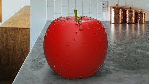 How to do Modeling in 3D Max | How to make waterdrop and tomatoes in 3d max