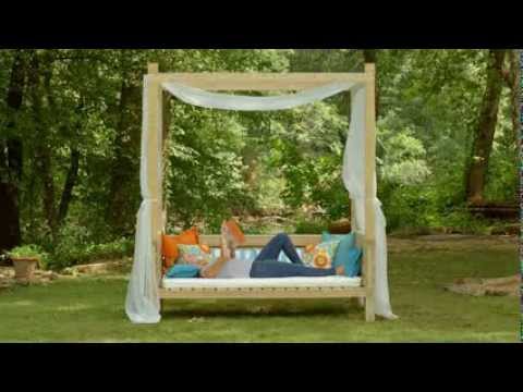 Backyard Even Better - Daybed Canopy by YellaWood