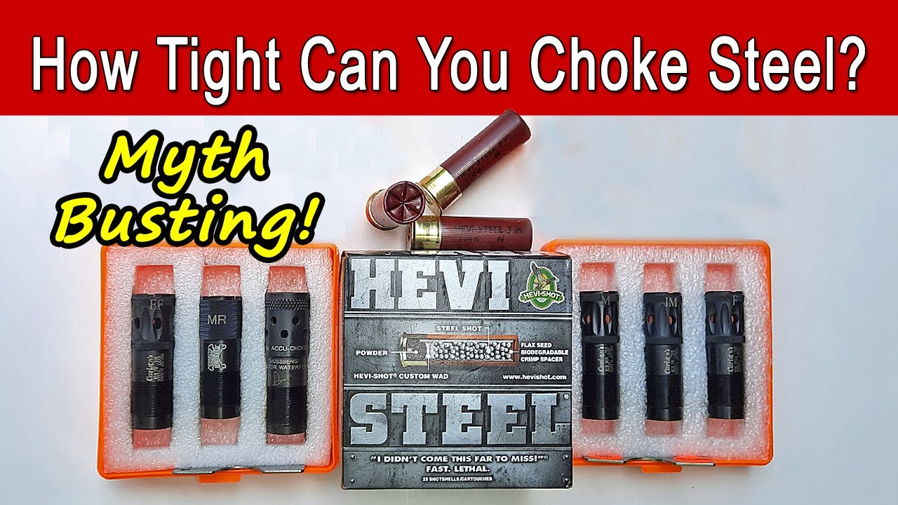 What Is The Best Choke For Steel Shot? – How Tight Is Too Tight? HEVI Steel  Pattern Test 