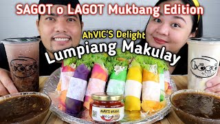 SAGOT O LAGOT Mukbang Edition | AhVIC'S Delight Special Lumpiang Sariwa | Mukbang Philippines