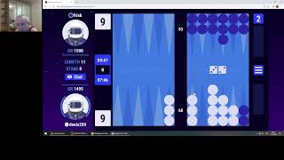 Backgammon Galaxy App Freeroll semi-final Denis Mikhaylov - Cristian Frisk