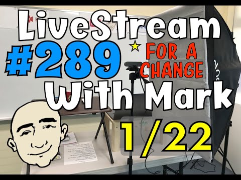 #289 For a Change | Mark Kulek ESL LiveStream Lesson - Learn English