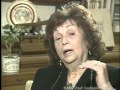 Jewish Survivor Clara Isaacman Testimony Part 1