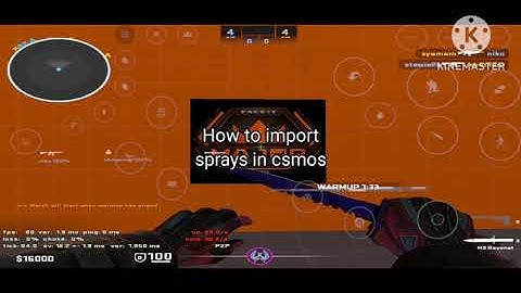 HOW TO IMPORT CUSTOM SPRAYS IN CSMOS