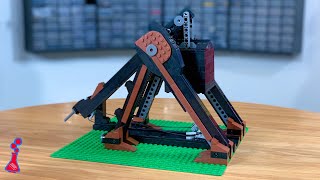 How to build a Working LEGO Catapult (Trebuchet)