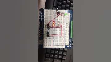 Binary Counter Bread Board