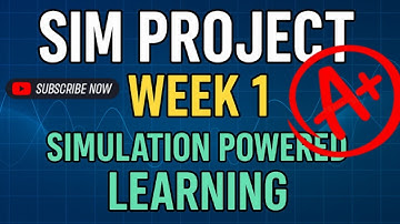 Sim Project Week 1 - Simulation Powered Learning