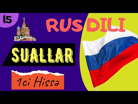 🇷🇺 Rus Dilində suallar və cavablar (1ci Hissə) | Rus Dili dersi #15