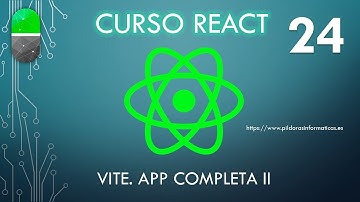 Curso React. Creación app III. Trabajo con map() y styled components. Vídeo 24