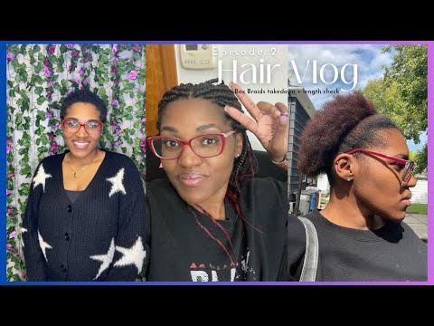 Box Braid Takedown + Length Check