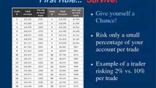 Power of 20 pips per Day: First Rule: SURVIVE!