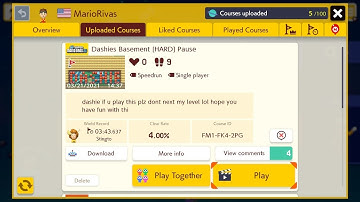 My Super Mario Maker 2 Level For Dashie
