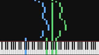 Felix Mendelssohn - Quatuor I. Allegro non troppo | Piano Visualization