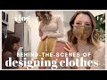 vlog - BEHIND THE SCENES OF DESIGNING CLOTHES | Janse the Label + Beach Day, Samsung Unboxing