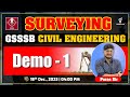 Surveying  demo  1  gsssb  civil engineers  live 0430pm gyanlive engineering surveyor