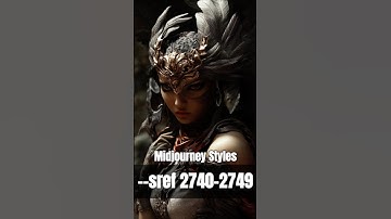 MidJourney Style Reference Codes (sref) 2740-2749: Unlock 10 Unique AI Art Styles #Midjourney #sref
