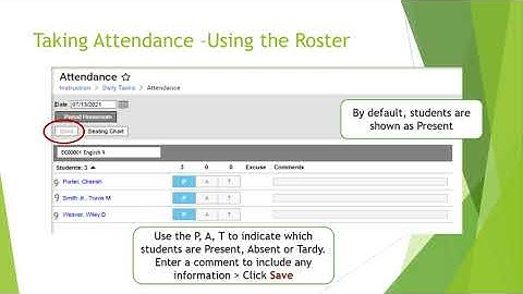 Infinite Campus -Attendance