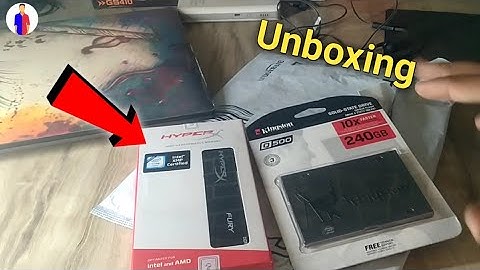 HyperX Fury DDR4 8GB RAM Unboxing And Review In 2020 | Kingston 240GB SSD Unboxing
