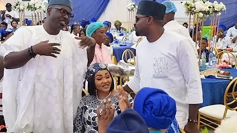 Kemi Afolabi, Mercy Aigbe And Her Husband Welcome Femi Adebayo To Odunlade Adekola's Mom's Birthday