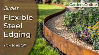 Birdies Flexible Steel Garden Edging
