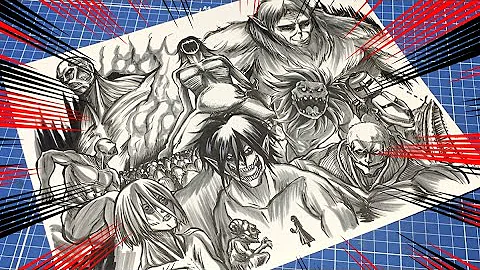 進撃の巨人絵