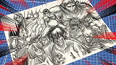 かんたん絵の描き方 進撃の巨人 エレン イェーガー ちびキャライラスト 通常速 ゆっくり Youtube