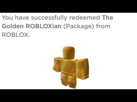 golden robloxian code