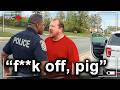 Fake Tough Guys Think They Can Overpower Police