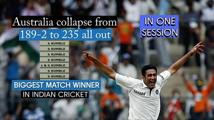 Kumble destroys Australia - from 189/2 to 235 all ...