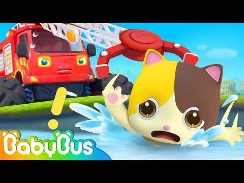 Monster Fire Truck Rescue Squad 🚒 | Police Car, Ambulance 🚓🚑 | Nursery Rhymes | Kids Songs | Bab