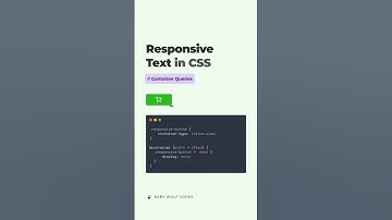 Responsive text in CSS #webdev #webdesign