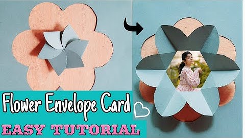 Ideas For Explosion Box 🎁 | Flower Envelope Card 🌸 - DIY | SK COMRADE
