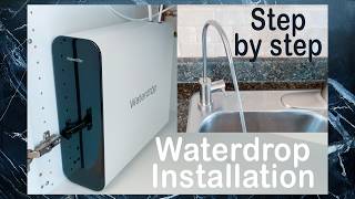 Waterdrop Filter Installation for TSU 0.01 Micron Ultra Filtration Under Sink Water Filter System