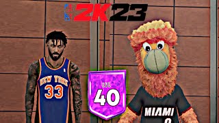 I GOT THE BEST MASCOT ON 2K23 IT MADE ME 8 FT TALL NBA 2K23